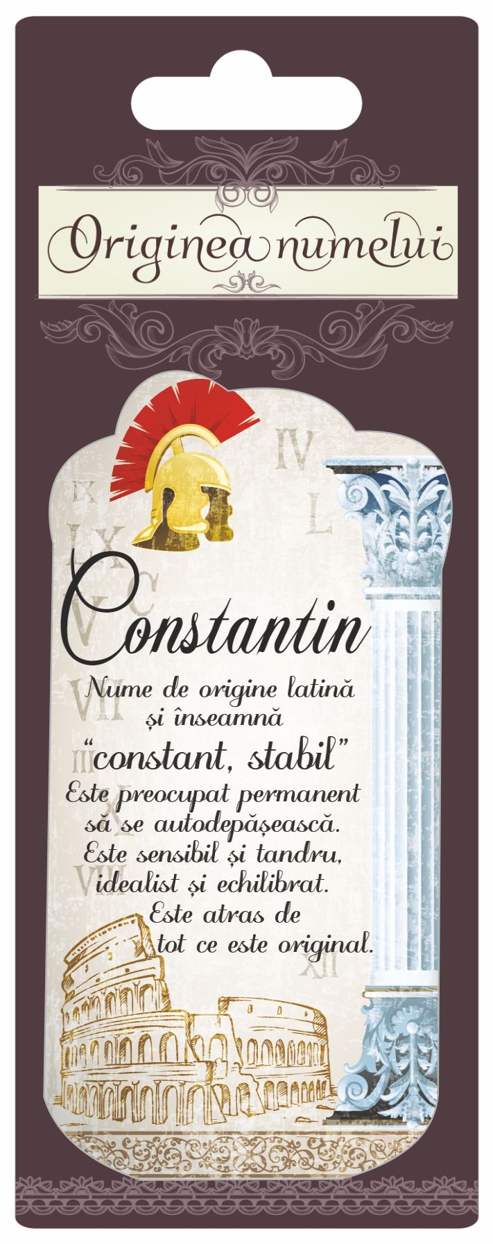 Magnet - Constantin ( 10 cm x 5 cm ) Magnet - Constantin ( 10 cm x 5 cm )