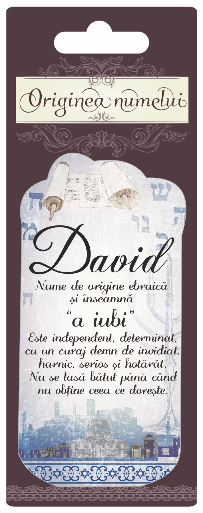 Magnet - David ( 10 cm x 5 cm ) Magnet - David ( 10 cm x 5 cm )