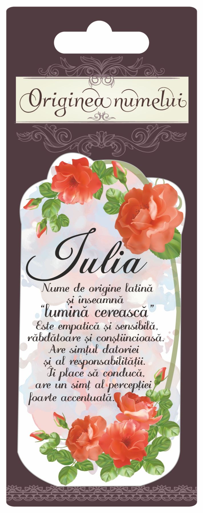 Magnet - Iulia ( 10 cm x 5 cm ) Magnet - Iulia ( 10 cm x 5 cm )