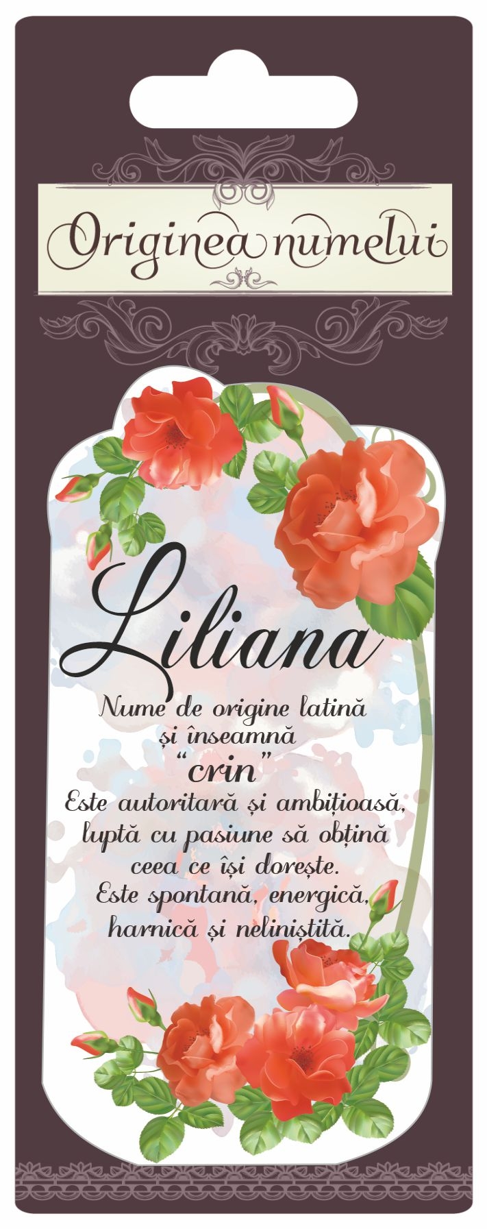 Magnet - Liliana ( 10 cm x 5 cm ) Magnet - Liliana ( 10 cm x 5 cm )