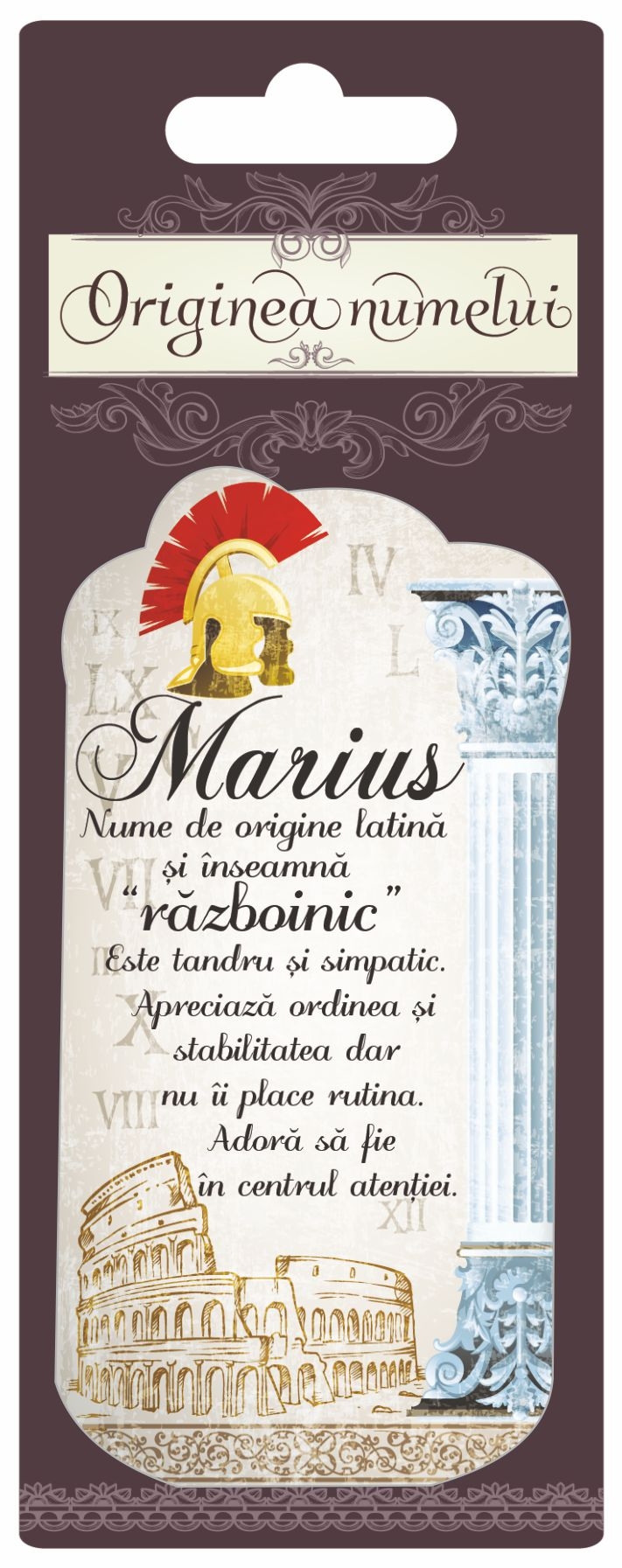 Magnet - Marius ( 10 cm x 5 cm ) Magnet - Marius ( 10 cm x 5 cm )