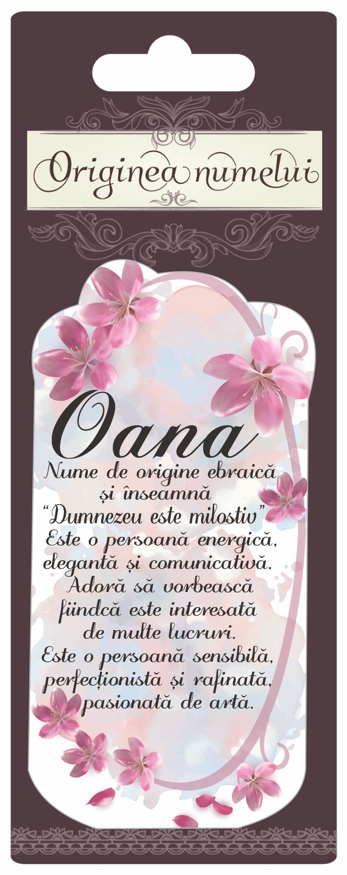 Magnet - Oana ( 10 cm x 5 cm )