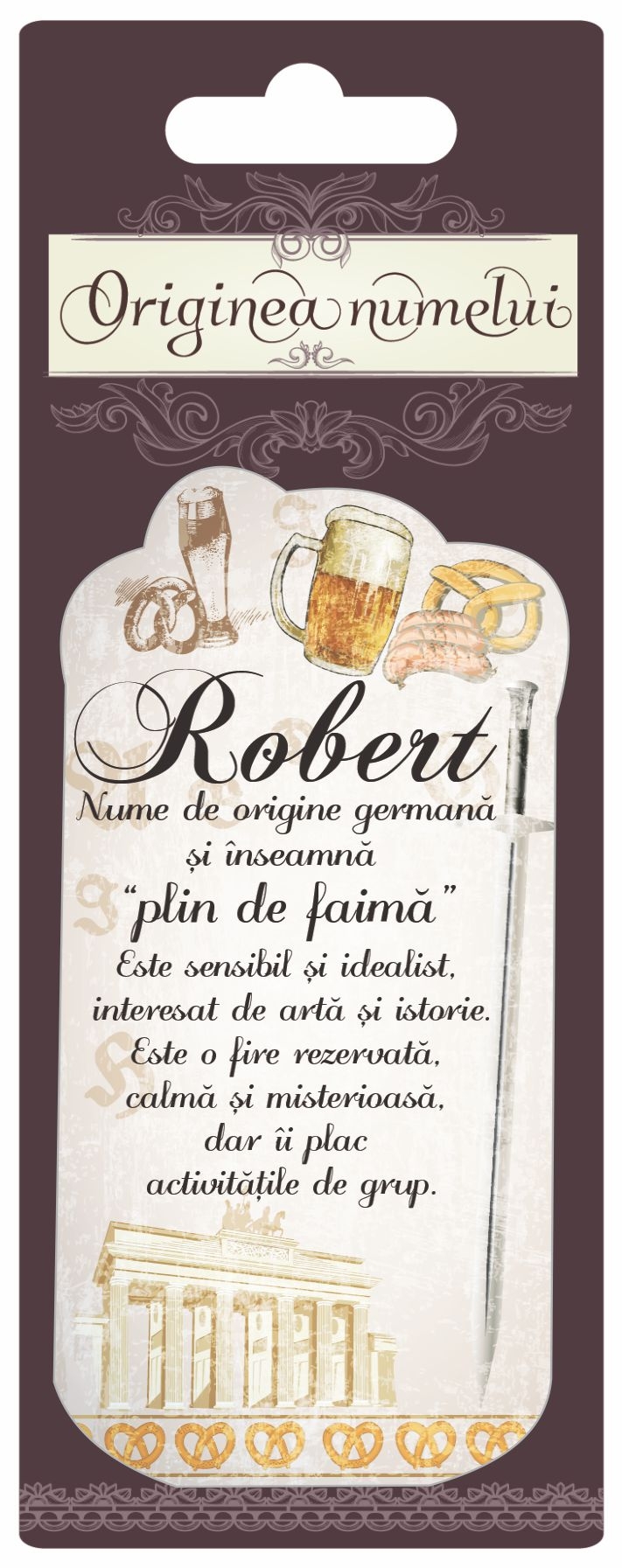 Magnet - Robert ( 10 cm x 5 cm )