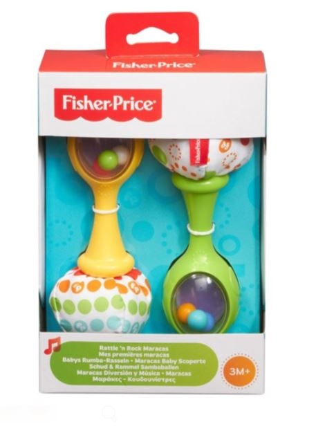 Maracas pentru dentitie - Jucarie zornaitoare (3M+) Maracas pentru dentitie - Jucarie zornaitoare (3M+)